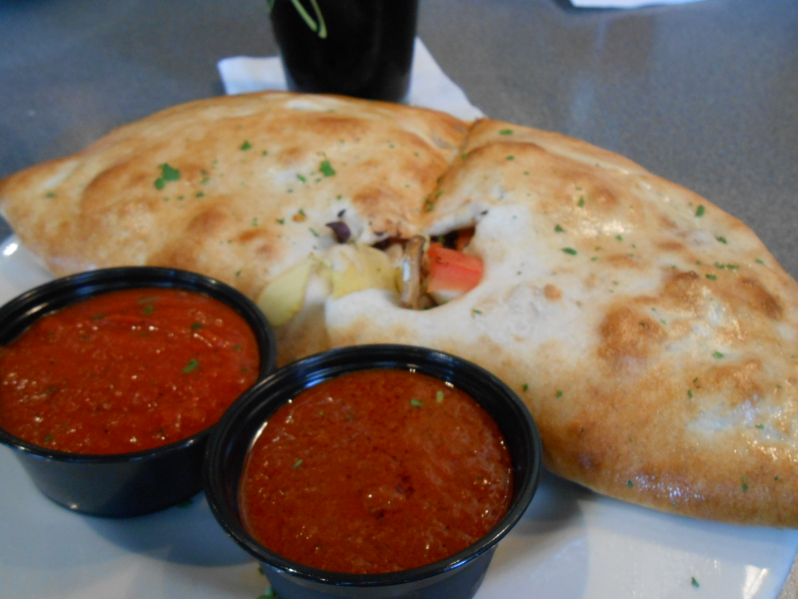 DEWEY'S VEGAN CALZONE 1