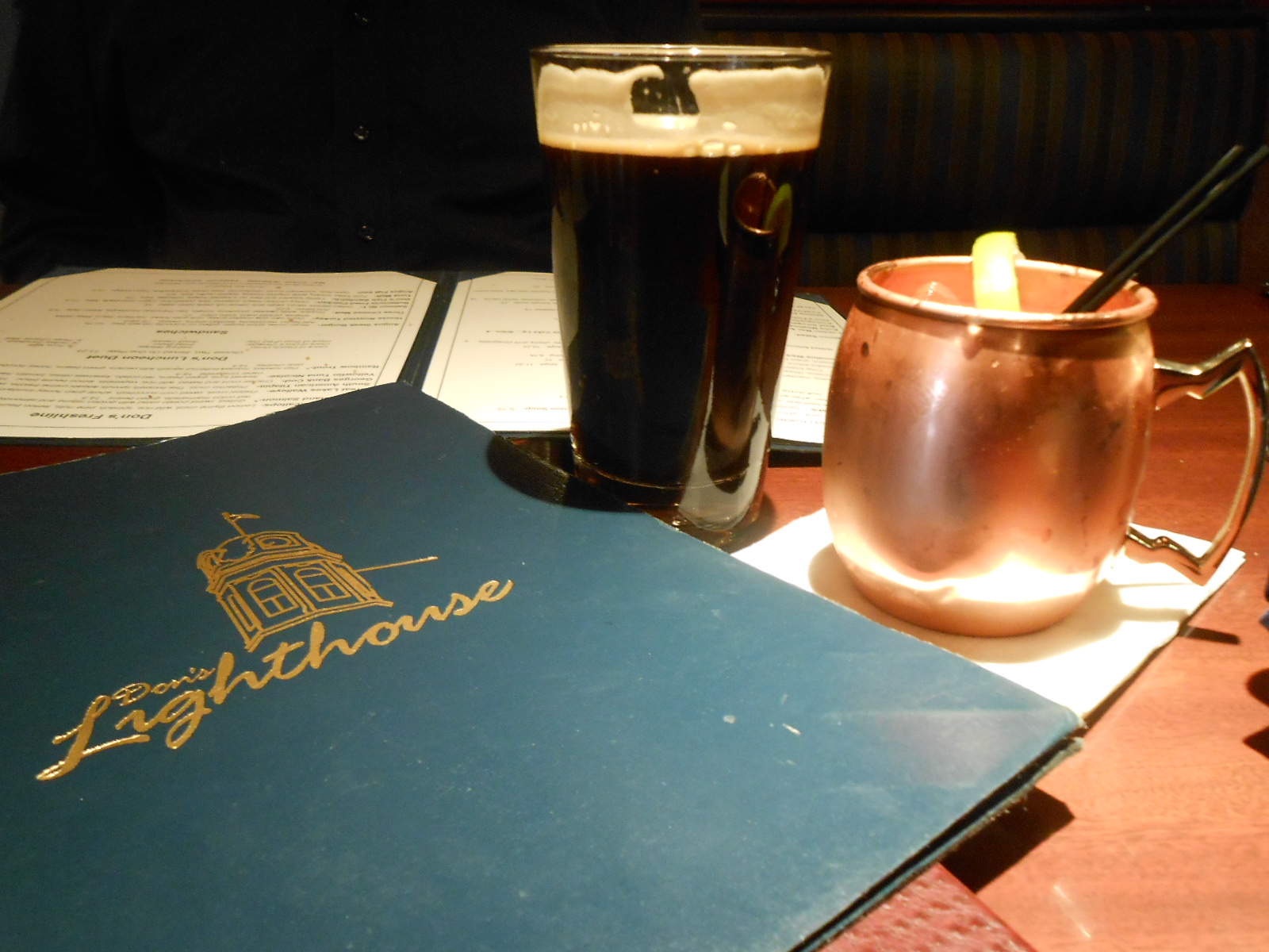 DON'S LIGHTHOUSE MENU