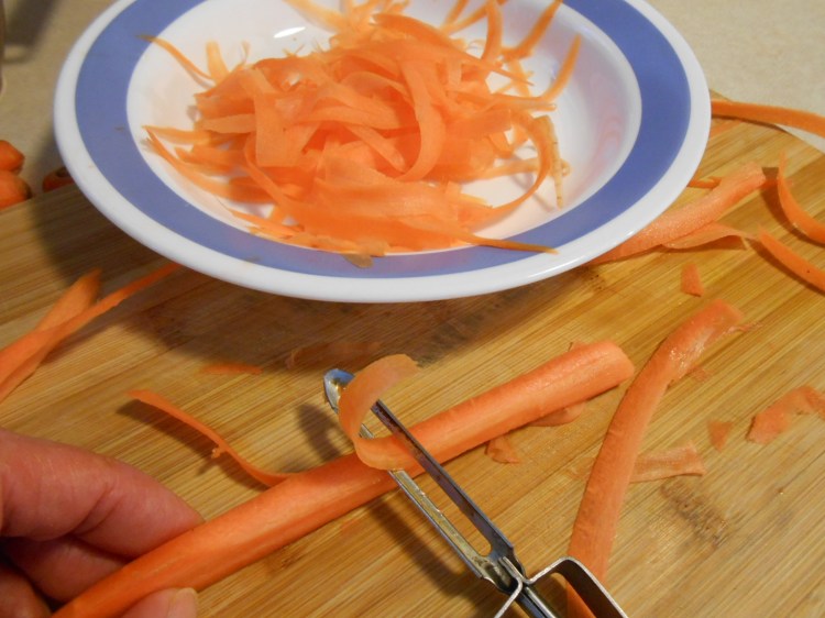 CARROT RIBBONS 1