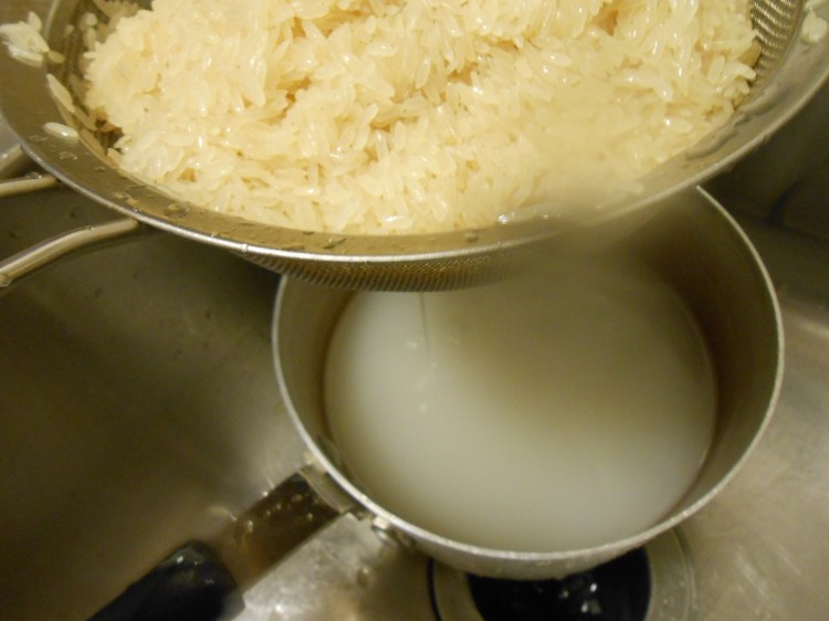 RINSING RICE 1