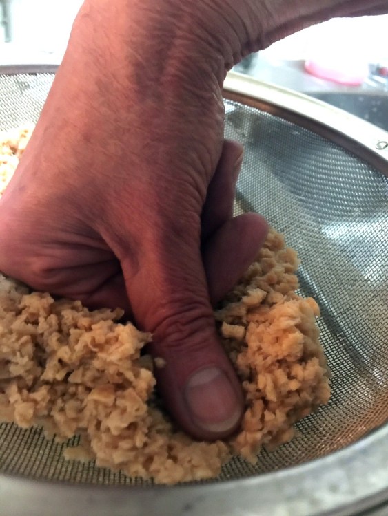 4 BLOOD RED SAUSAGE BURGER TVP MASH