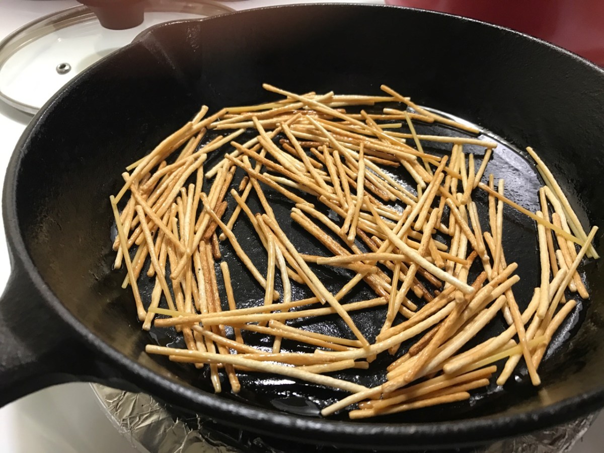 BROWNED SPAGHETTI STICKS