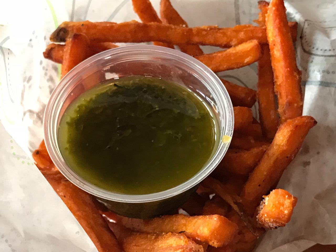 BROTHERS LOUNGE SEET POTATO FRIES WITH CHIMICHURRI 2