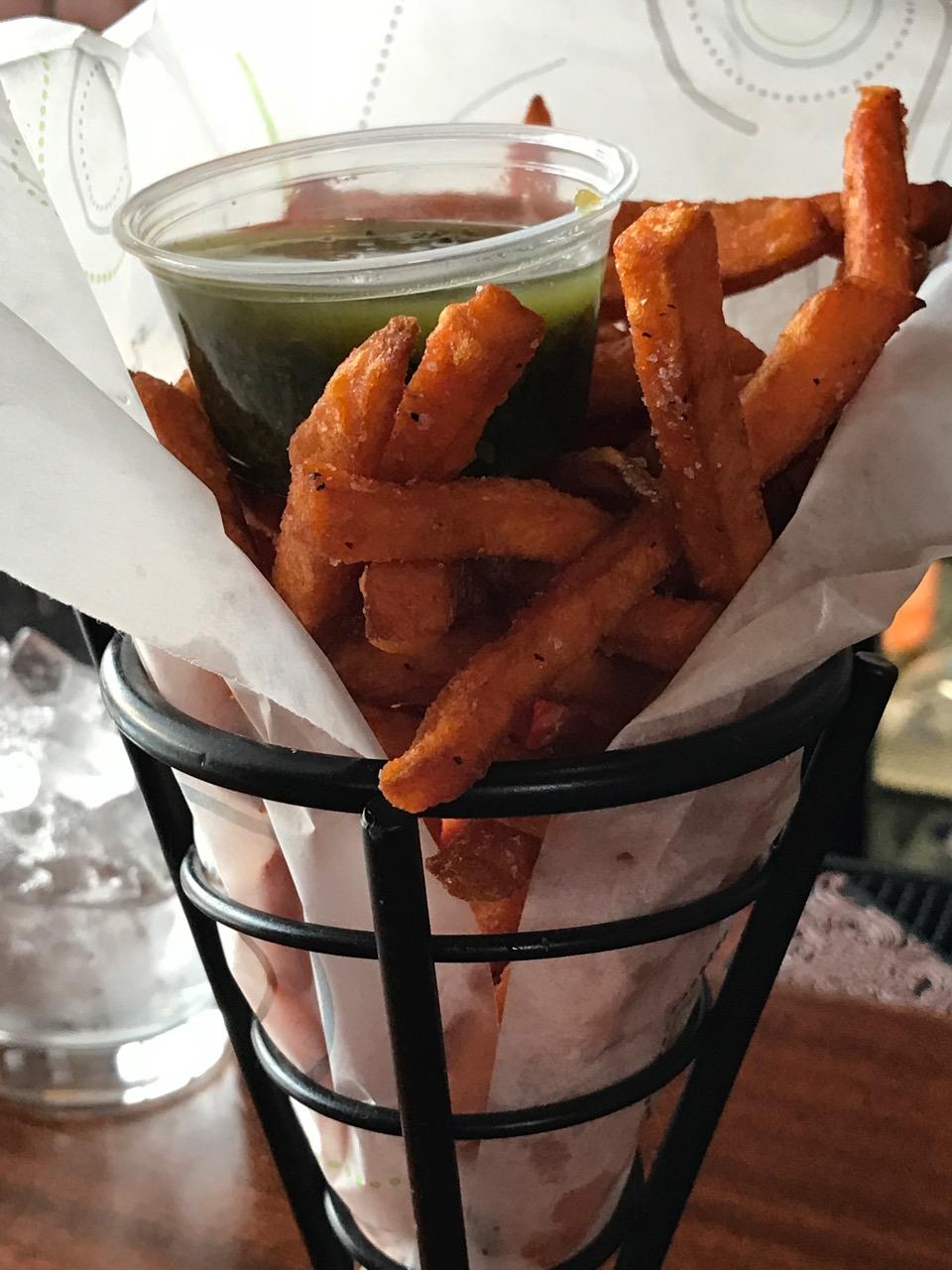 BROTHERS LOUNGE SEET POTATO FRIES WITH CHIMICHURRI 3