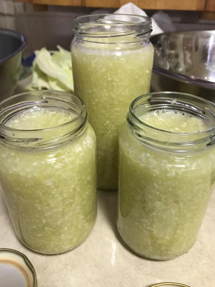 MAKING MINCED SAUERKRAUT 4