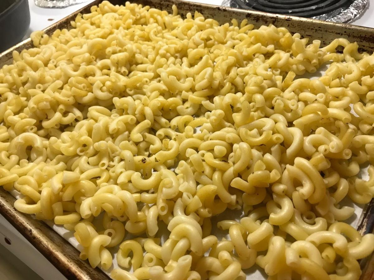 Drying Macaroni For Macaroni&nbsp;Salads