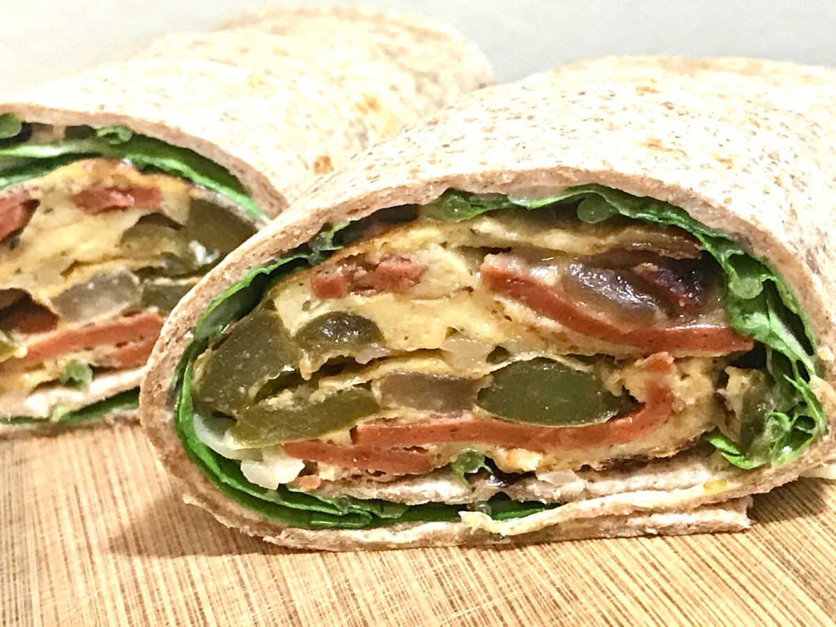 PEPPERONI AND PEPPER JUST EGG&nbsp;WRAP