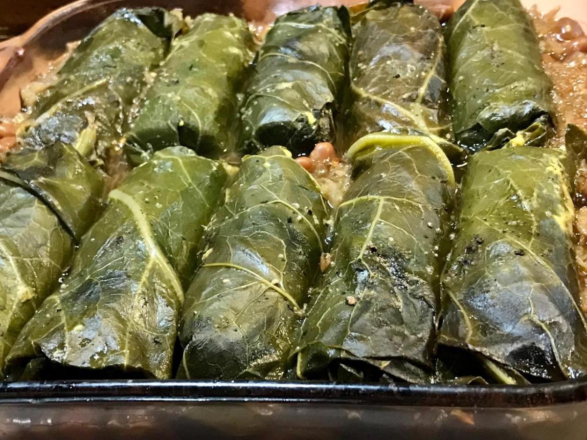 Collard-Wrapped Veggie Dog&nbsp;Casserole