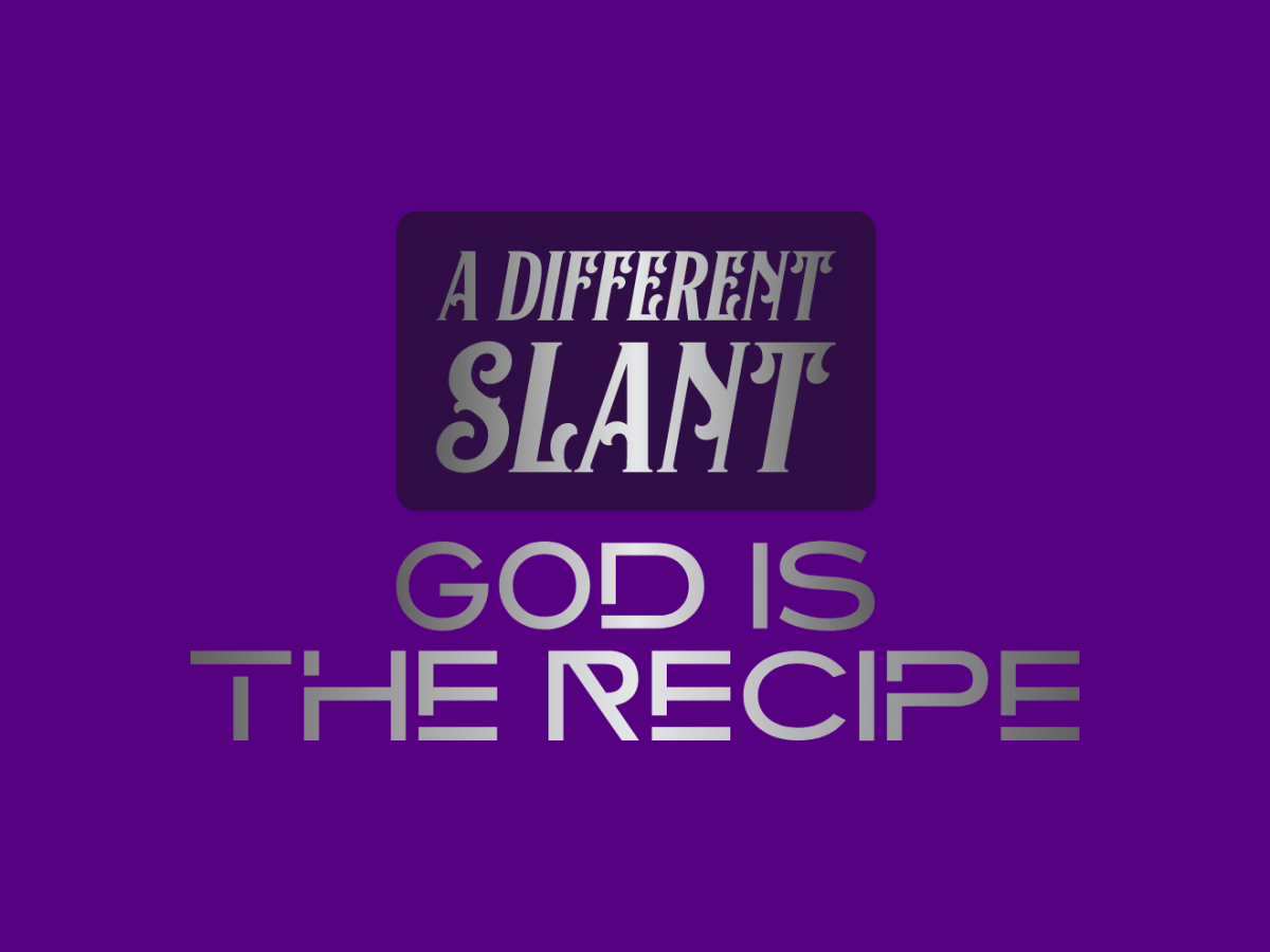 GOD IS THE&nbsp;RECIPE