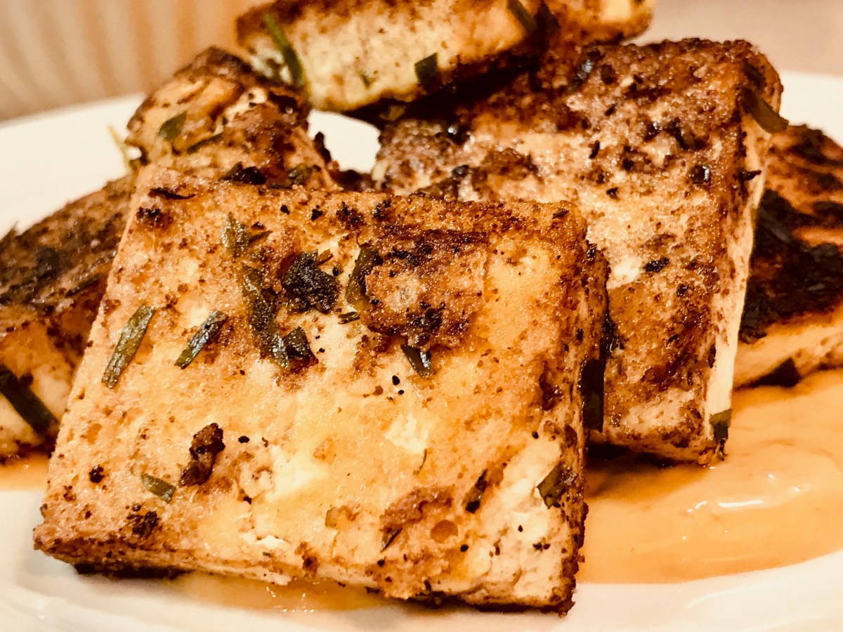 Pan-Fried Tofu Squares