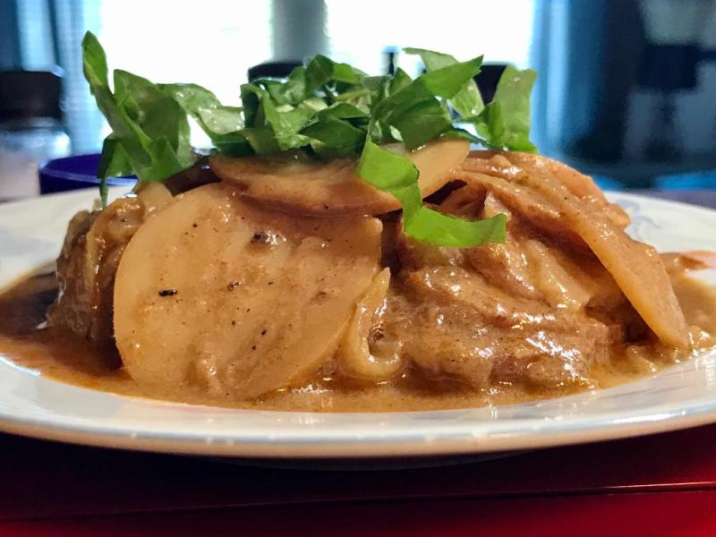 Stove-Top Scallop Potatoes And&nbsp;Apples